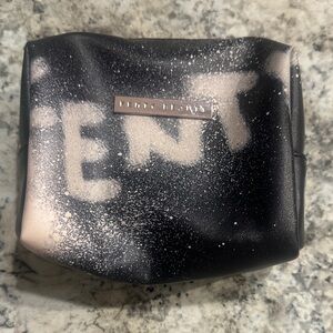 Fenty Beauty Black Makeup Bag Cosmetic Travel Pouch Limited Edition Graffiti